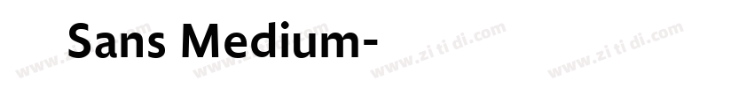 派悦Sans Medium字体转换 派悦Sans Medium字体转换